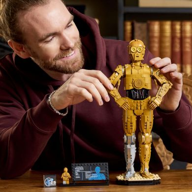 Конструктор LEGO Зоряні війни C-3PO Складана фігурка дроїда 75398