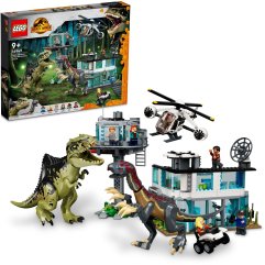 Конструктор Нападение гиганотозавра и терризинозавра LEGO Jurassic World 810 деталей 76949