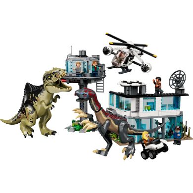 Конструктор Напад гіганотозавра та теризинозавра LEGO Jurassic World 810 деталей 76949