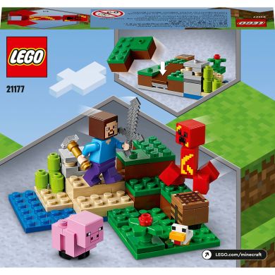 Конструктор Ловец Крипера Lego Minecraft 21177