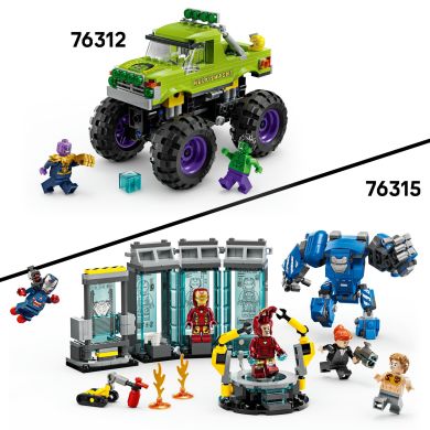 Конструктор Грузовик Халка против Таноса LEGO Super Heroes 76312