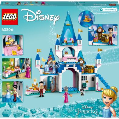Конструктор Замок Золушки и Прекрасного принца 365 деталей LEGO Disney Princess 43206