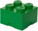 Четырехточечный зеленый контейнер для хранения Х4 Lego 40031734
