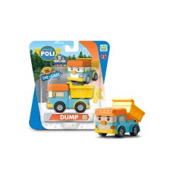 Металлическая коллекционная машинка робокар ДАМП DIE CAST Robocar Poli MRT-0606