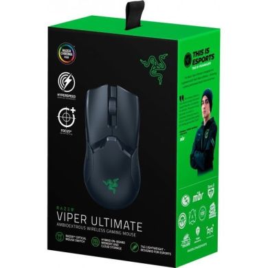Миша Razer Viper Ultimate Wireless & Mouse Dock, black (USB/Bluetooth) RZ01-03050200-R3G1