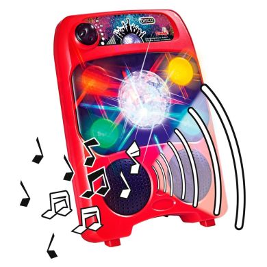 Музыкальный инструмент Simba Toys электрогитара с усилителем со световыми эффектами 8 ритмов 60 см 6834251
