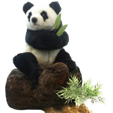 Мягкая игрушка Панда сидящая высота 25 см Hansa 4184
