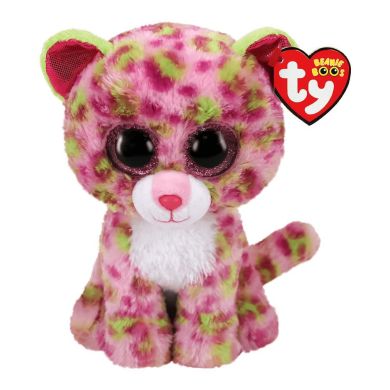 М'яка іграшка TY Beanie boo's Рожевий леопард Лейни 15 см 36312