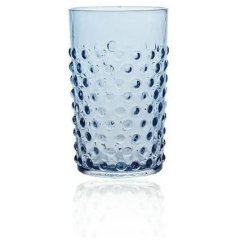Набор стаканов 2шт Blue Smoke Hobnail 200мл, синий дымч. KLIMCHI 21013/200-334/27/2