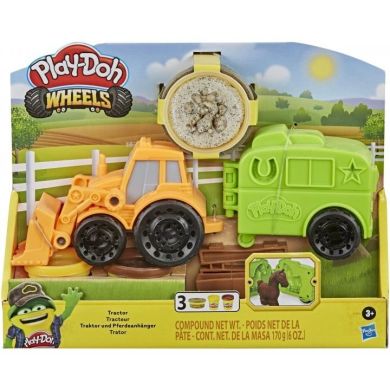 Набір для творчості з пластиліном Play-Doh Трактор F1012