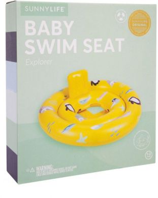 Надувний круг-сидіння Sunny Life для плавання дитячий 75 см S0LBASEX