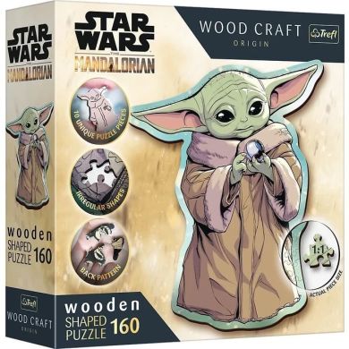 Пазли 160 Wooden Star Wars Грог Trefl 20185