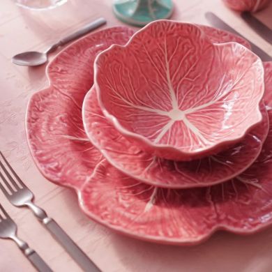 Пиала для салата Cabbage розовый Bordallo Pinheiro 500 ml 65032688