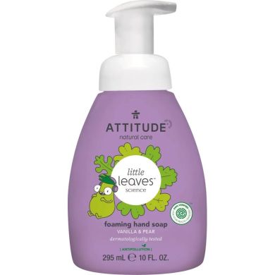 Піна для миття рук дитяча Ваніль і груша 295мл Little Leaves Attitude 626232440553