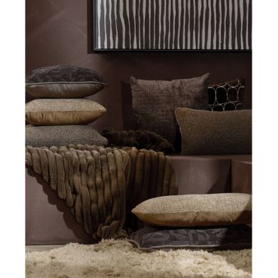 Плед 170x130 см VAJEN т.коричневий Light&Living 6869483
