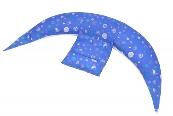Подушка для беременных и для кормления Nuvita 10 в 1 DreamWizard синяя NV7100BLUE
