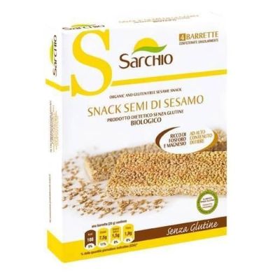 Снек из семян кунжута «Sarchio» без глютена 80 г 4х20г 8003712008656
