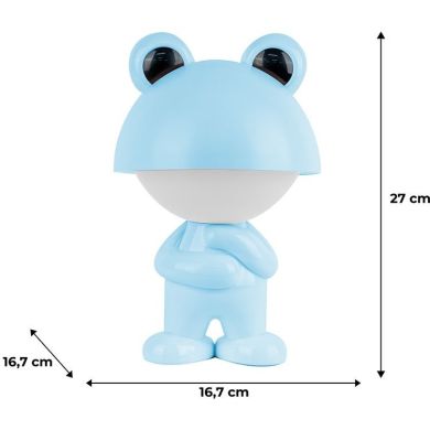 Світильник-нічник LED з акумулятором Dreamy Froggy, блакитний K25-315-3-3, Блакитний