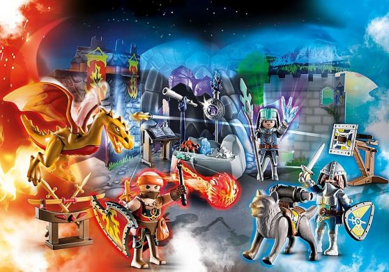 Адвент-календарь Playmobil Fight for the Magic Stone 72 детали 70187