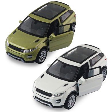 Автомодель LAND ROVER RANGE ROVER EVOQUE (белый, зеленый) 250388W