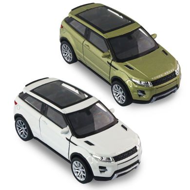 Автомодель LAND ROVER RANGE ROVER EVOQUE (белый, зеленый) 250388W