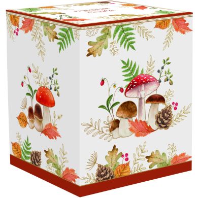 Банка с крышкой в ​​форме гриба из полипропилена &Oslash;11х15см AUTUMN BREEZE POZZI MILANO 2147AUB, 15