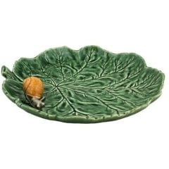 Блюдо с улиткой Geranium зеленый, Bordallo Pinheiro 65002948