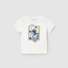 Детское плиссированное платье из фатина 86 Голубой Mayoral 1907