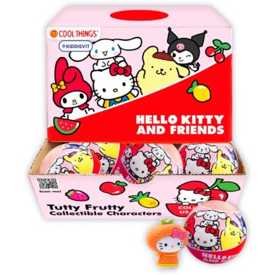 Фигурка сюрприз в шаре COOL THINGS серии Hello Kitty ЗДЕСЬ ФРУТТИ HK028