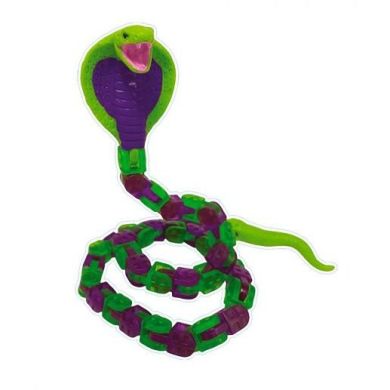 Игрушка Klixx Creaturez Fidget Кобра фиолетово-зеленая Zing KX130_A