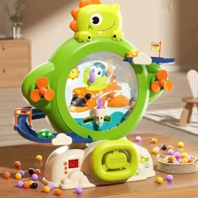 Трек для малышей Catching Ball Machine со звуком и подсветкой Dinosaur XIE SHENG TOYS G251A