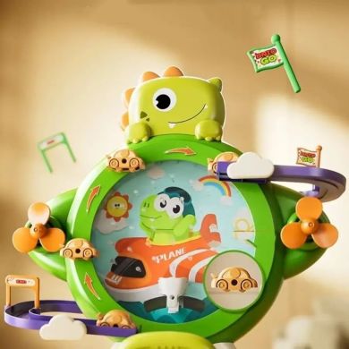 Трек для малышей Catching Ball Machine со звуком и подсветкой Dinosaur XIE SHENG TOYS G251A