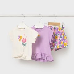 Комплект шорты, футболка Mayoral 80 Лиловый 1206