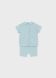 Комплект рубашки короткий рукав с шортами 1B, р.56 Голубой Mayoral 1206