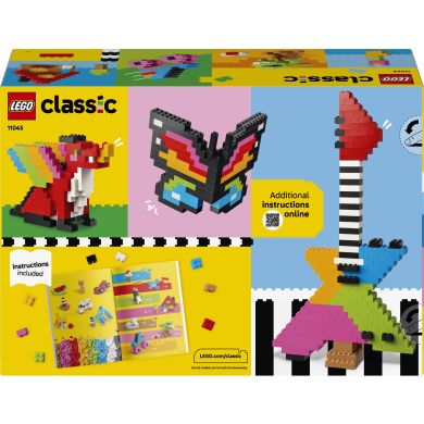 Конструктор Креативні барвисті кубики Lego Classic 11045