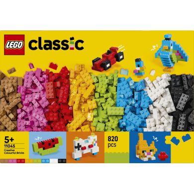Конструктор Креативні барвисті кубики Lego Classic 11045