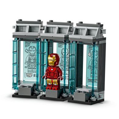 Конструктор Лаборатория Железного Человека: зал доспехов LEGO Super Heroes 76315