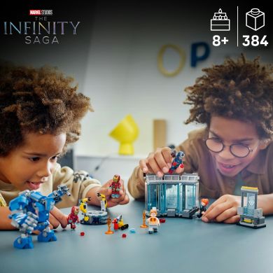 Конструктор Лаборатория Железного Человека: зал доспехов LEGO Super Heroes 76315