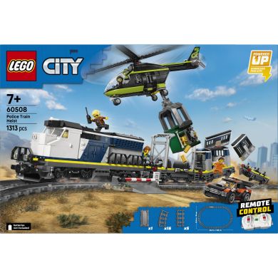 Конструктор Пограбування поліцейського поїзда LEGO City 60508