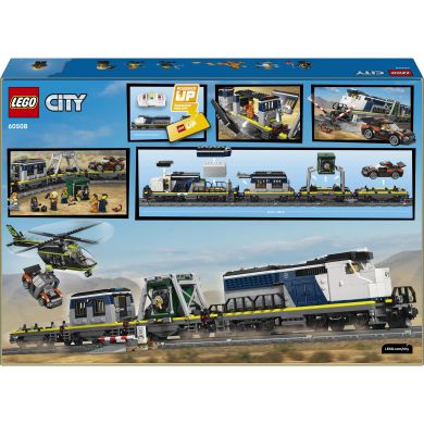 Конструктор Пограбування поліцейського поїзда LEGO City 60508