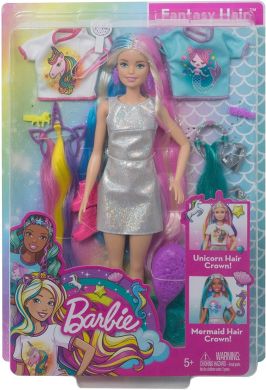 Лялька Barbie Барбі Fantasy Hair з двома фантазійними образами GHN04