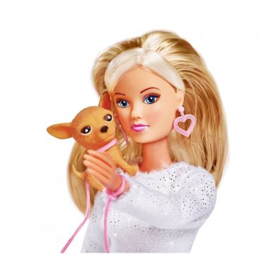 Кукла Steffi & Evi Love Весенний стиль Штеффи с собачкой 5733508