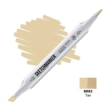 Маркер Sketchmarker, цвет Tan 2 пера: тонкое и долото, SM-BR083