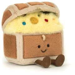Мягкая игрушка Сундук с сокровищами Amuseables, 16 см, Jellycat A2TRES