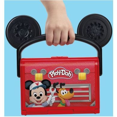 Набір для творчості з масою для ліплення Disney Junior. Набір для подорожей.Гараж Play-Doh G3109