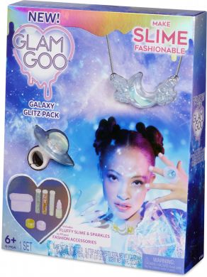 Набор слайм-аксессуаров для юного дизайнера Glam Goo Галактический блеск 560111