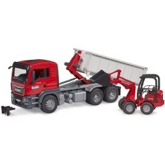 Набір іграшковий Вантажівка MAN TGS та міні-навантажувач Schaffer 2630 Bruder 03767