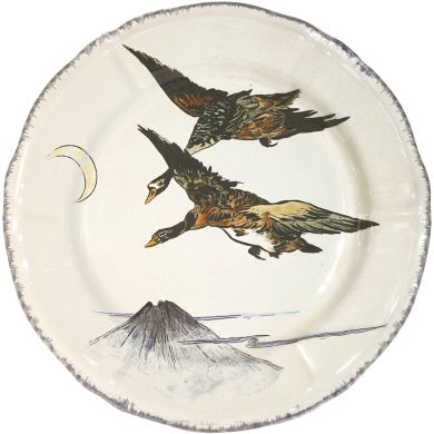 Обідня тарілка &laquo;Качка під час польоту&raquo;, серія &laquo;GDS Birds&raquo; GIEN 0113CP2226, 26