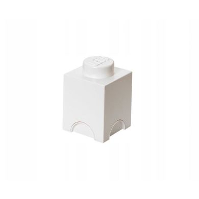 Одноточечный белый контейнер для хранения Х1 Lego 40011735