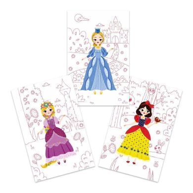 Паперові ляльки Janod Казкові принцеси J07836